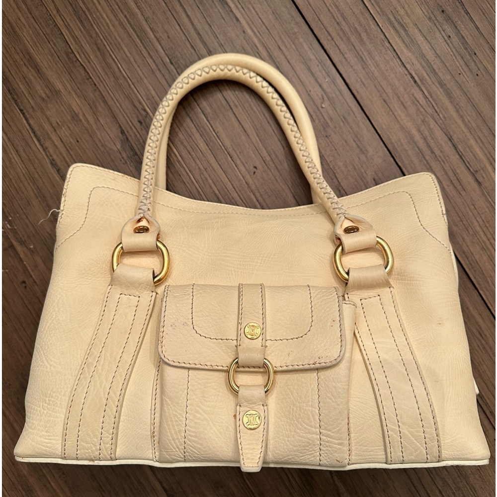 Celine Bogge Bag in Cream